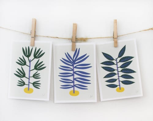 Simplicity Print Set 2 | Prints by Leah Duncan. Item made of paper compatible with mid century modern and contemporary style