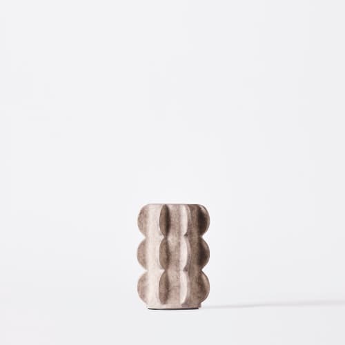 Arcissimo Vase Grey Small | Work by District Loom