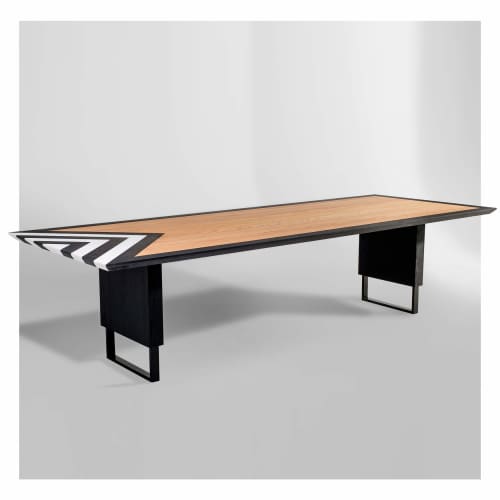 Loa Dining Table | Tables by Lara Batista. Item made of wood with metal