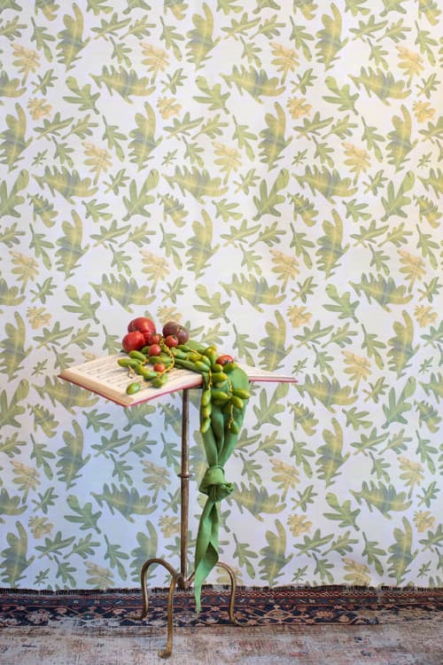 Old Oak Pastel Wallpaper | Wall Treatments by Stevie Howell. Item composed of paper
