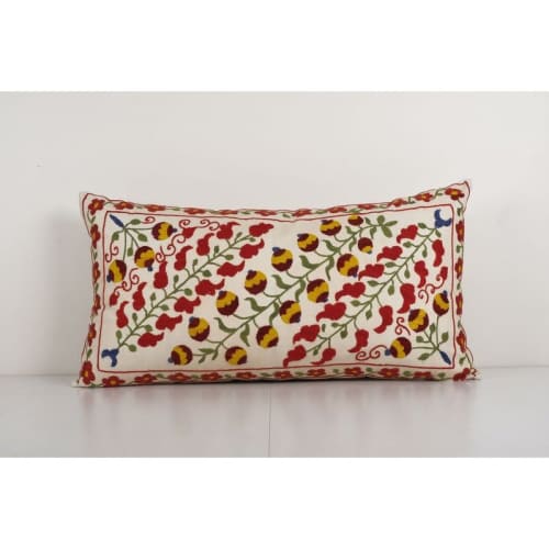 Turkish Suzani Cushion Cover, Bedding Suzani Pillow Case Mad | Pillows by Vintage Pillows Store