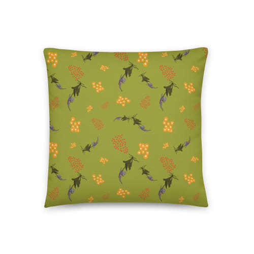 Orchid no.9 Throw Pillow | Pillows by Odd Duck Press. Item composed of cotton