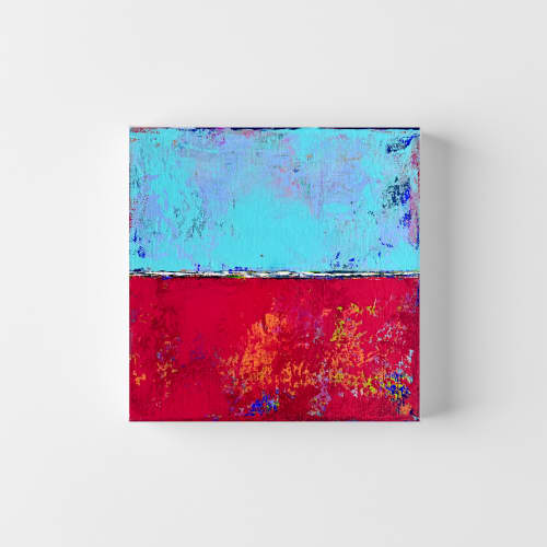 ECHOES 020 - 20x20cm | Oil And Acrylic Painting in Paintings by Lara Spadetto Art