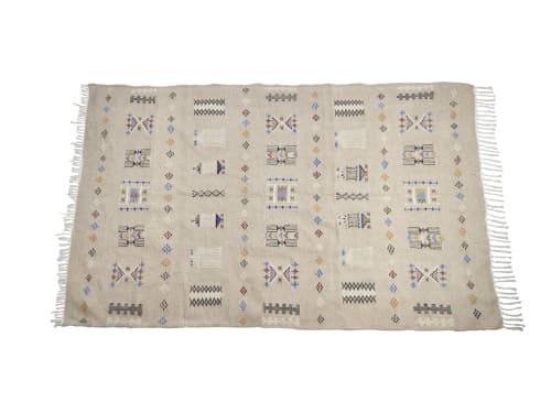 Handwoven wool rug | Area Rug in Rugs by Berber Art. Item composed of fabric