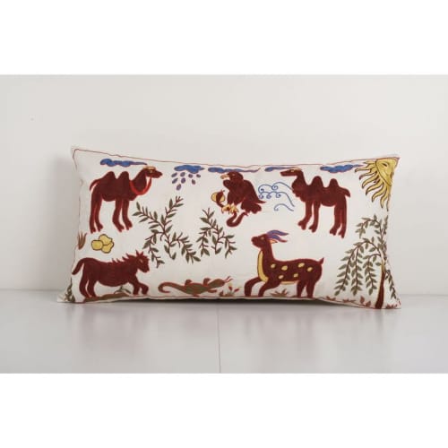 Tashkent Suzani Animal Bedding Pillow Case Made from Suzani, | Cushion in Pillows by Vintage Pillows Store