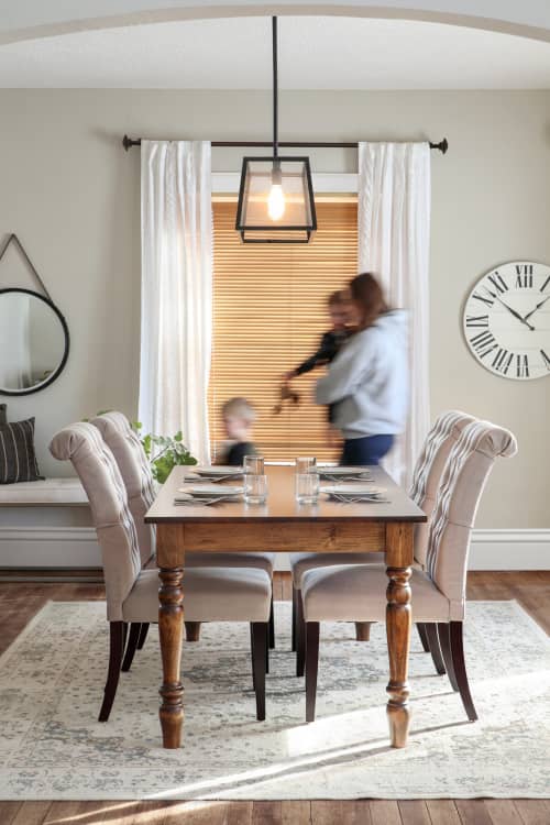 Classic Farmhouse Dining Table | Tables by Hazel Oak Farms. Item made of wood