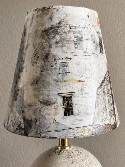 Case File No. 028: Beneath the Whitewash (Palimpsest) | Table Lamp in Lamps by Lamp Bandit