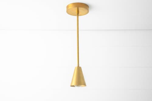 Brass Pendant Light - Model No. 1224 | Pendants by Peared Creation. Item made of brass