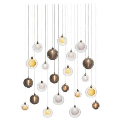 Alan Mizrahi IQ2077 Mixed Blown | Chandeliers by Alan Mizrahi Lighting Design