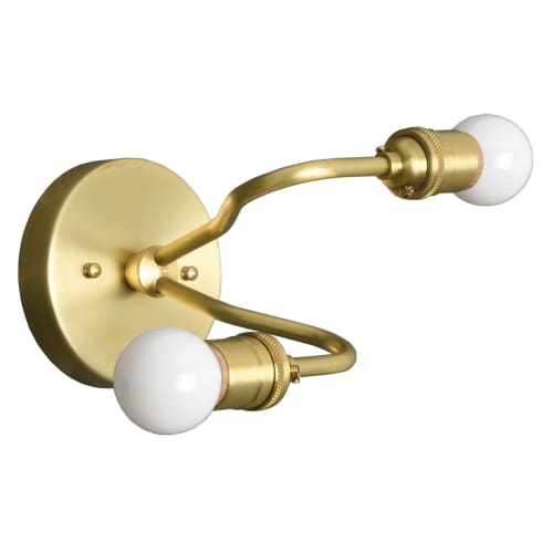 Silverton | Sconces by Illuminate Vintage. Item composed of brass