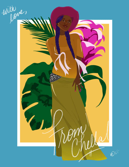 With Love From Chella | Prints in Paintings by $NP Designs