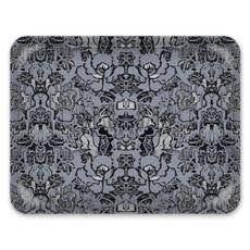 Decorative Tray: Indian Floral, Slate | Decorative Objects by Philomela Textiles & Wallpaper. Item made of synthetic