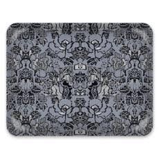 Decorative Tray: Indian Floral, Slate | Decorative Objects by Philomela Textiles & Wallpaper. Item made of synthetic