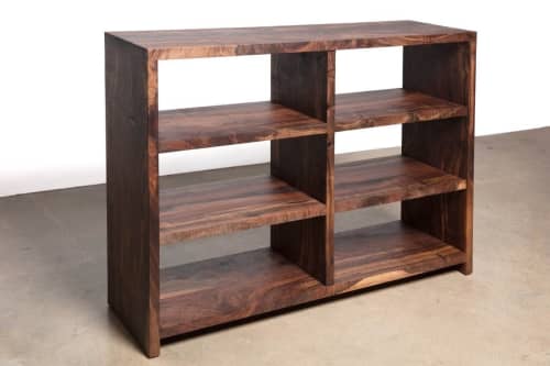 Walker Bookcase | Modern Shelving Unit | Book Case in Storage by Alabama Sawyer. Item composed of walnut