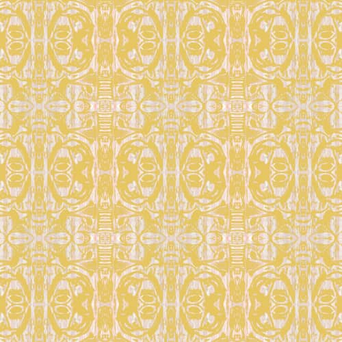 Cobra Egg, Mustard | Fabric in Linens & Bedding by Philomela Textiles & Wallpaper. Item made of cotton