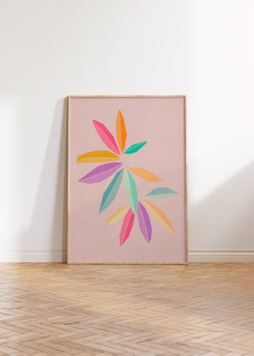 Burst Of Blooms Art Print | Prints by Britny Lizet. Item made of paper compatible with boho and contemporary style