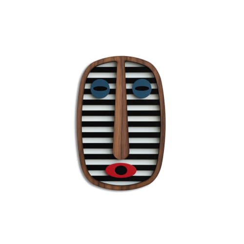 Mini Modern African Mask #1 | Wall Sculpture in Wall Hangings by Umasqu