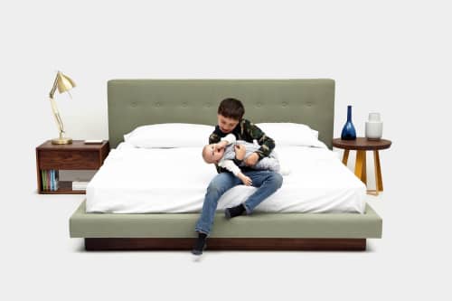 101082 Bed | Beds & Accessories by ARTLESS. Item composed of fabric