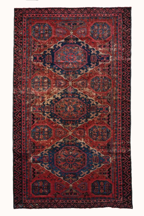 Antique Soumak Scatter Rug | Harrison | Rugs by District Loom