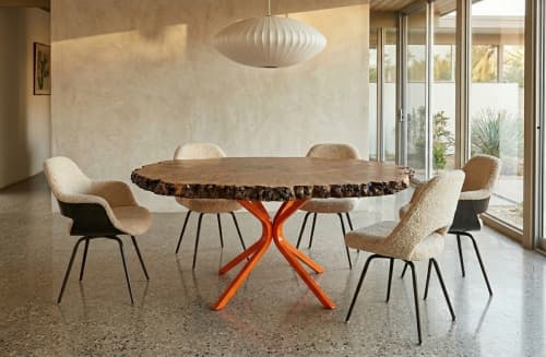 The Claro Walnut Burl Dining Table | Tables by Atelier Jorn