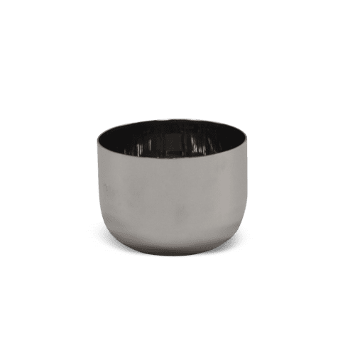 Modern Petite Bowl In Stainless Steel | Dinnerware by Tina Frey. Item composed of steel