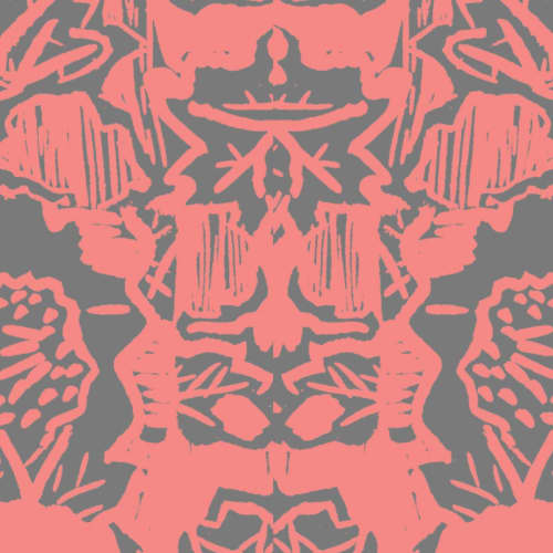 Indian Floral (XL), Belladonna | Fabric in Linens & Bedding by Philomela Textiles & Wallpaper. Item made of linen