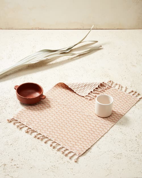 Panalito Placemat - Peach | Tableware by MINNA