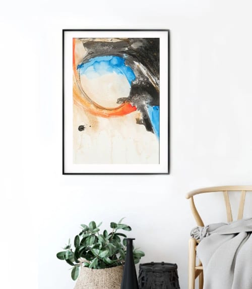 Sumerian Haze | Watercolor Painting in Paintings by Brazen Edwards Artist. Item made of paper