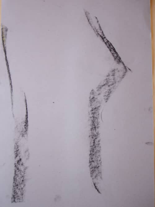 ORIGINAL Drawing in Charcoal | Drawings by VANDENHEEDE FURNITURE-ART-DESIGN. Item made of paper