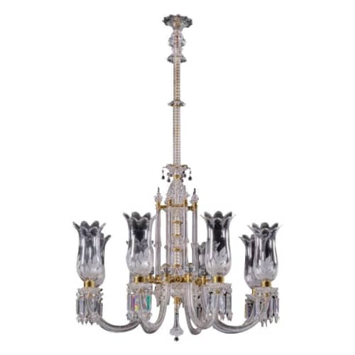 Alan Mizrahi IQ2036 Cut-Glass | Chandeliers by Alan Mizrahi Lighting Design