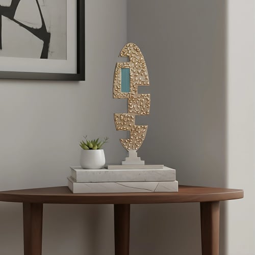 Matrix: A 1-of-1 Modernist Alchemy Sculpture | Sculptures by Lago Luna Studio