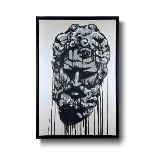 Neptune 2.0 | Mixed Media in Paintings by John Velo Studio