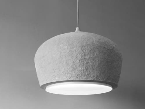 Pendant light "Balance" gray, wide | Pendants by dnt-design