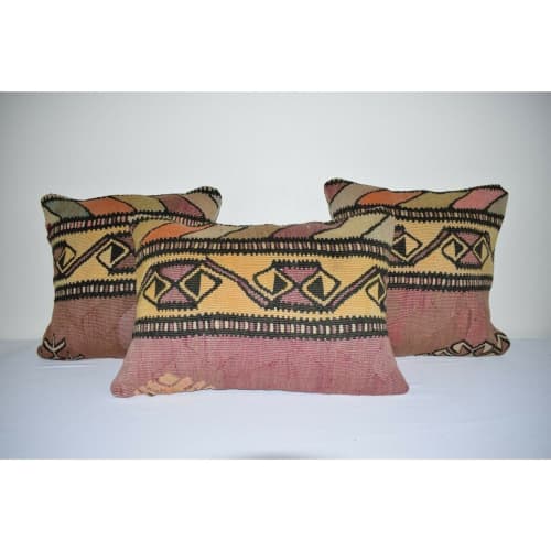 Pillow Cover From Anatolian 14'' x 20'' 16'' x 16'' | Sham in Linens & Bedding by Vintage Pillows Store. Item composed of cotton & fiber