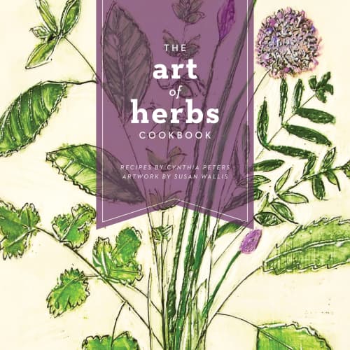 Art of Herbs Cookbook | Mixed Media in Paintings by Susan Wallis. Item in contemporary or modern style