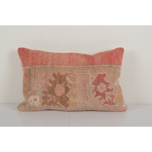 Lumbar pillow cover, Sofa cushion, Couch pillow | Sham in Linens & Bedding by Vintage Pillows Store. Item made of cotton with fiber