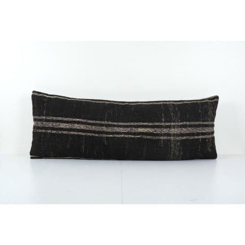 Goat Hair Organic Long Bedding Kilim Pillow Cover, Tribal | Sham in Linens & Bedding by Vintage Pillows Store. Item composed of cotton and fiber