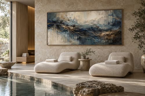 Rooted In Water | Oil And Acrylic Painting in Paintings by Madame A. K. Selestan