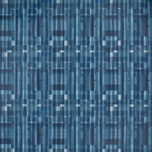 Good Girl Gone Plaid Dark Blue Wallpaper | Wall Treatments by Stevie Howell