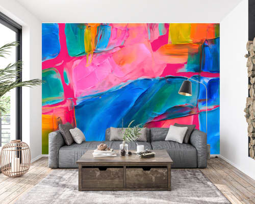 Fiesta — Abstract Luxury Wallpaper Mural | Wall Treatments by ELLE WALLS