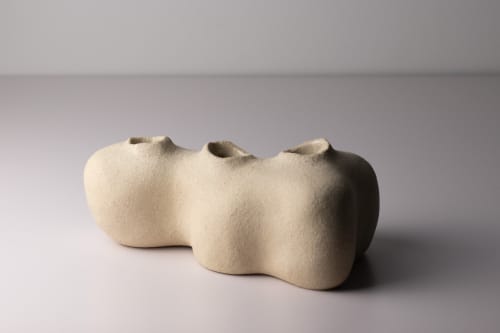 freeform vessel 2 | Sculptures by Ashley Perez. Item made of ceramic works with minimalism & contemporary style