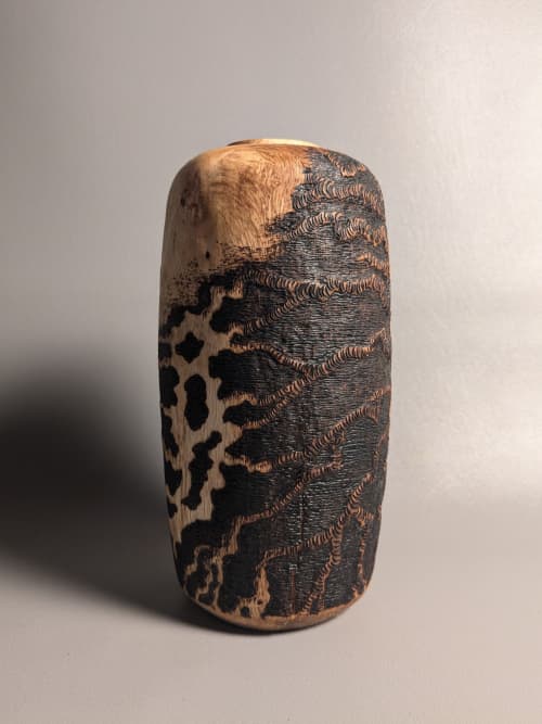 Organic Network | Ornament in Decorative Objects by Wood Alchemist Studio. Item made of oak wood