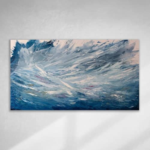 Restless Sky | Oil And Acrylic Painting in Paintings by Teodora Guererra Fine Art