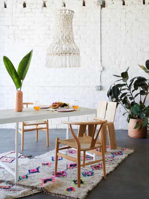 Cloud Bursting Lantern | Ornament in Decorative Objects by Modern Macramé by Emily Katz. Item made of cotton & fiber