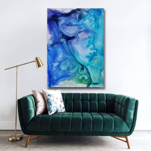 The Mirror Waters | Prints by Brazen Edwards Artist. Item composed of canvas and paper