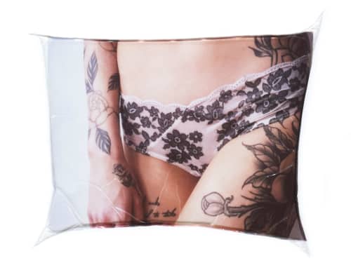 Pretty girl, in her underwear | Photography by She Hit Pause. Item made of paper