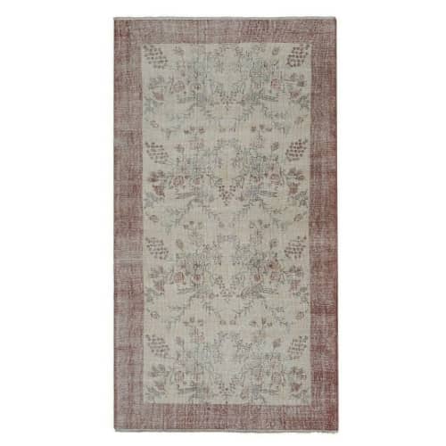 Vintage Turkish Sparta Rug with Romantic French Provincial | Area Rug in Rugs by Vintage Pillows Store. Item composed of cotton & fiber
