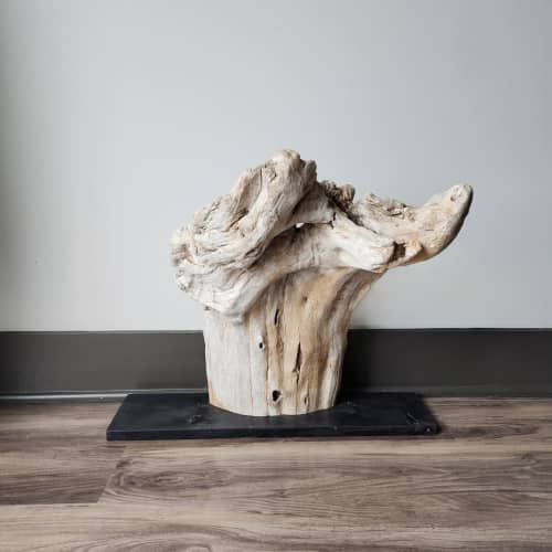 Driftwood Sculpture "Liberty" | Sculptures by Sculptured By Nature  By John Walker. Item made of wood works with minimalism style