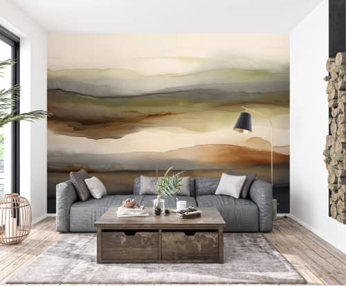 Tuscany — Abstract Luxury Wallpaper Mural | Wall Treatments by ELLE WALLS