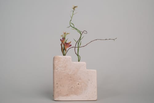 Bud Vase Wood Dust | Vases & Vessels by Tropico Studio. Item made of ceramic